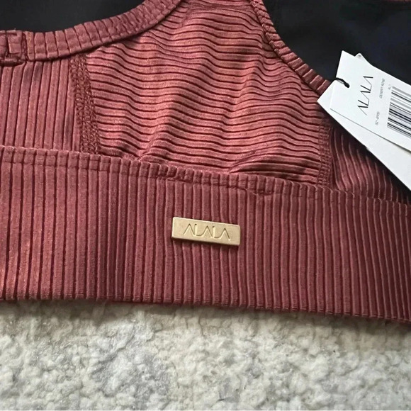 ALALA Raya Rib Bra in Desert Rose (Pinkish Brown) Size XS - Picture 6 of 10